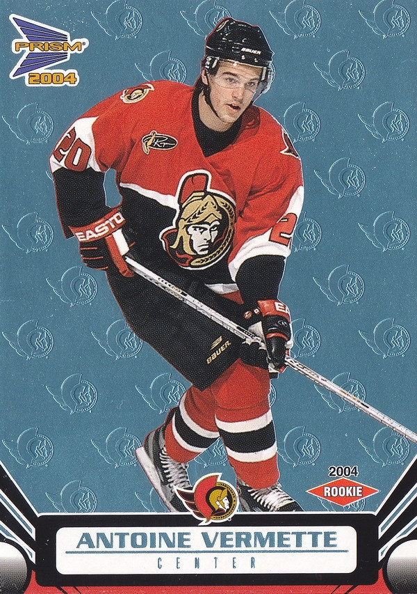 Hockey card Antoine Vermette