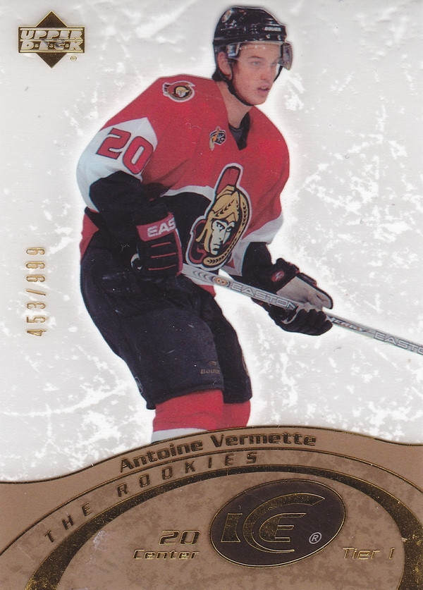 Hockey card Antoine Vermette