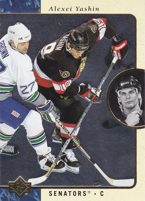 Hockey card Alexei Yashin