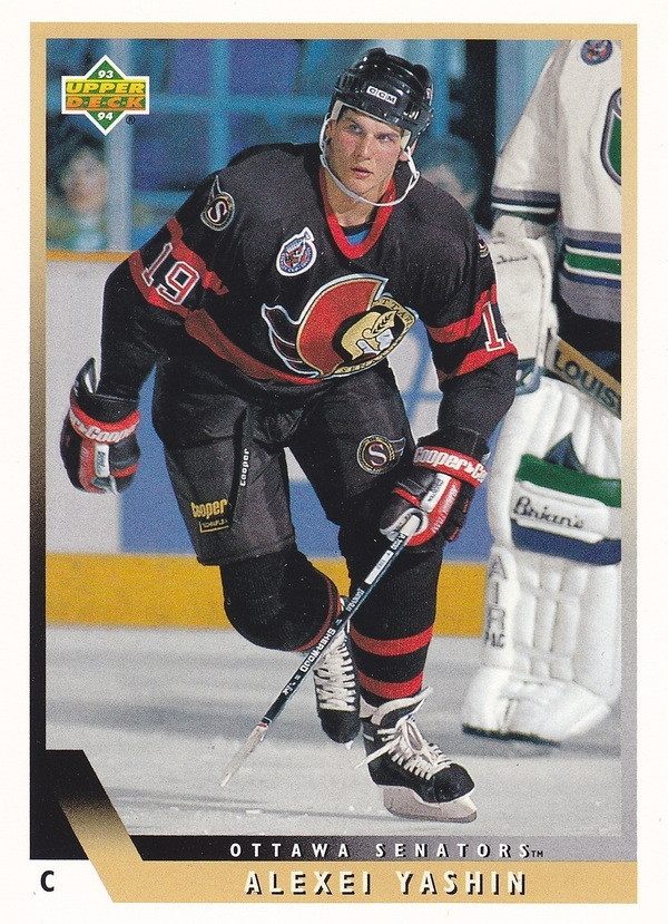 Hockey card Alexei Yashin