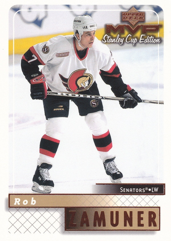 Hockey card Rob Zamuner