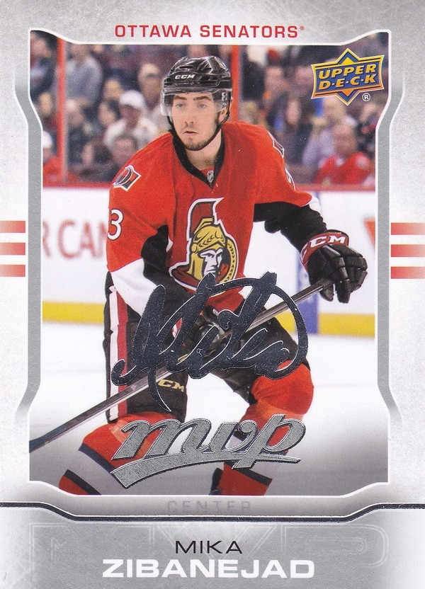 Hockey card Mika Zibanejad
