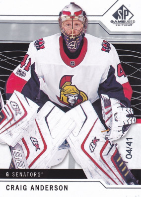 Hockey card Craig Anderson