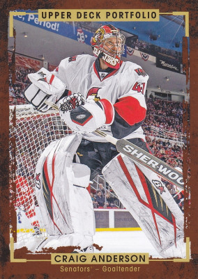 Hockey card Craig Anderson