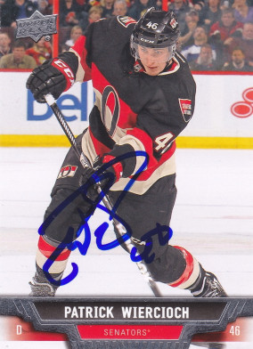 Hockey card Patrick Wiercioch