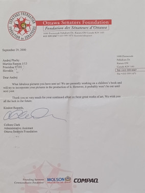 Letter from the club