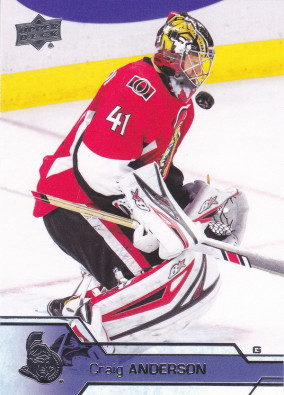 Hockey card Craig Anderson