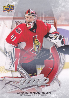 Hockey card Craig Anderson