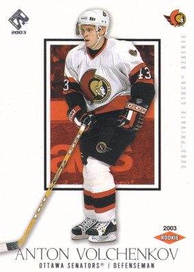 Hockey card Anton Volchenkov