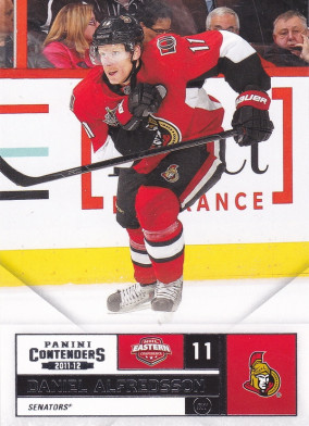 Hockey card Daniel Alfredsson