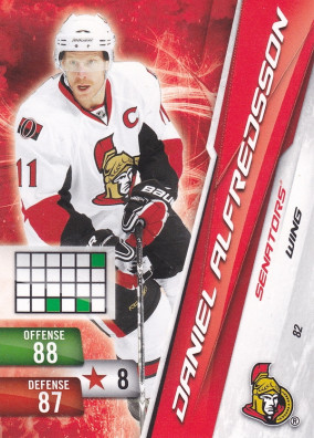 Hockey card Daniel Alfredsson
