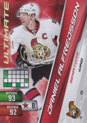 Hockey card Daniel Alfredsson