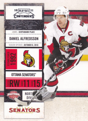 Hockey card Daniel Alfredsson