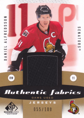 Hockey card Daniel Alfredsson