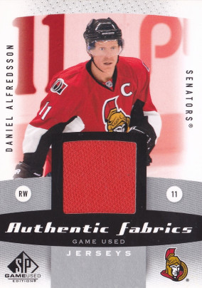 Hockey card Daniel Alfredsson