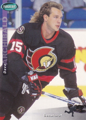 Hockey card Dave Archibald