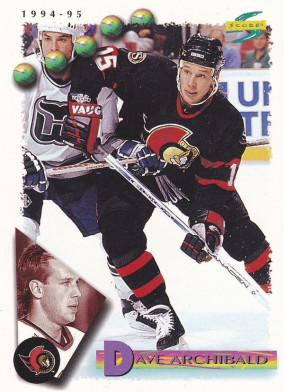 Hockey card Dave Archibald