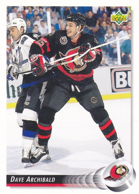 Hockey card Dave Archibald