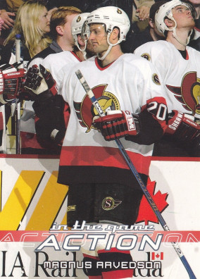 Hockey card Magnus Arvedson