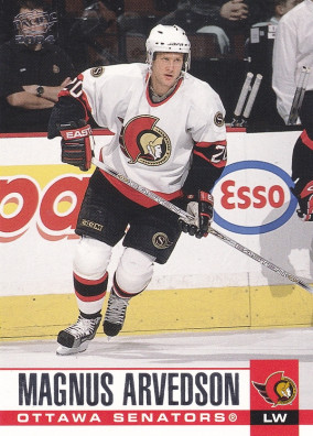 Hockey card Magnus Arvedson