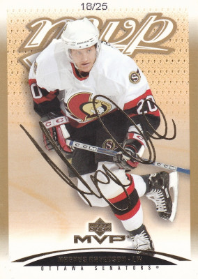 Hockey card Magnus Arvedson