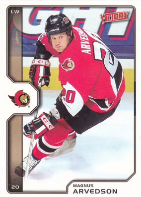 Hockey card Magnus Arvedson