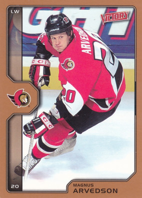 Hockey card Magnus Arvedson