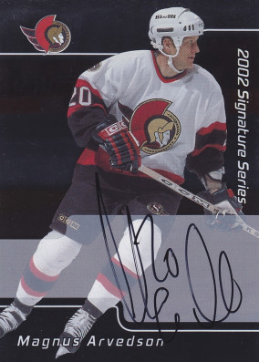 Hockey card Magnus Arvedson