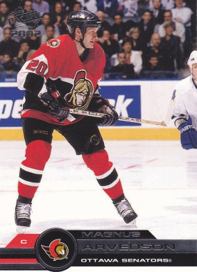 Hockey card Magnus Arvedson