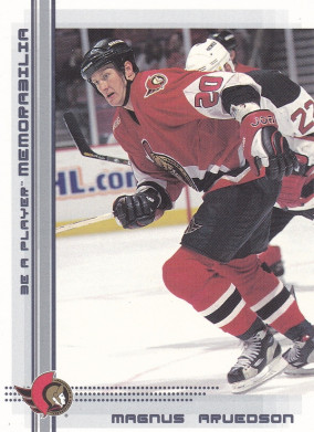 Hockey card Magnus Arvedson