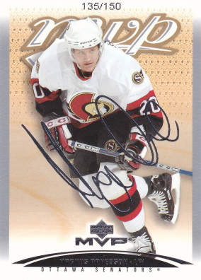 Hockey card Magnus Arvedson