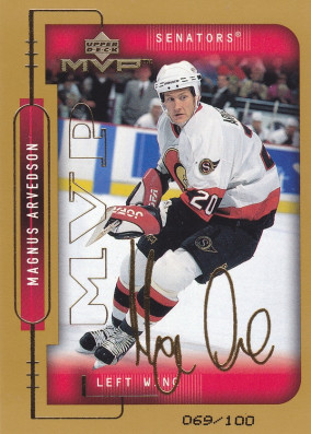 Hockey card Magnus Arvedson