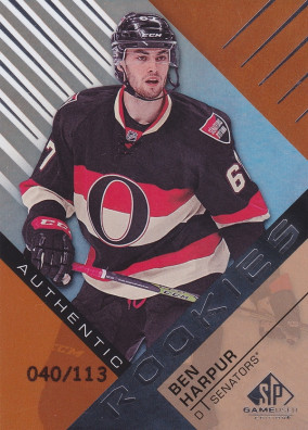 Hockey card Ben Harpur
