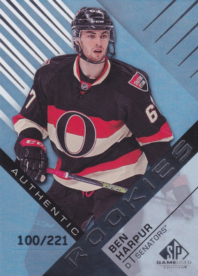 Hockey card Ben Harpur