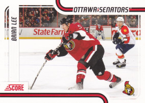 Hockey card Brian Lee