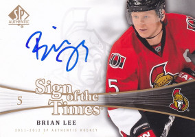 Hockey card Brian Lee