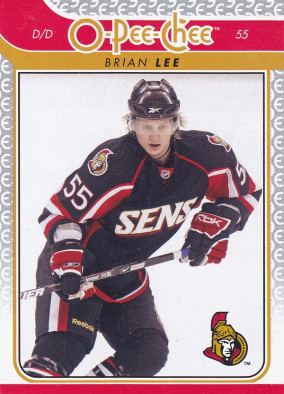 Hockey card Brian Lee