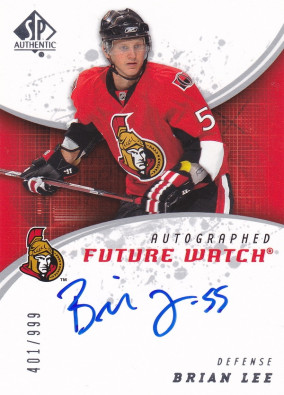 Hockey card Brian Lee