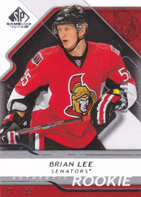 Hockey card Brian Lee