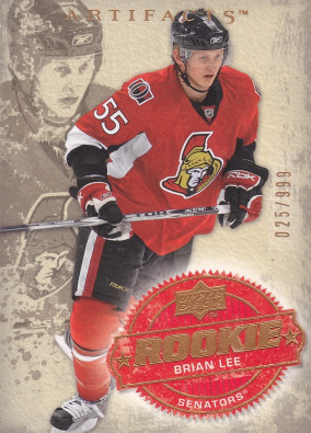 Hockey card Brian Lee