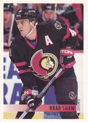Hockey card Brad Shaw