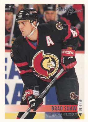 Hockey card Brad Shaw