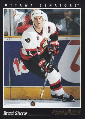 Hockey card Brad Shaw