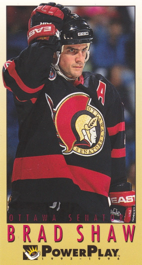 Hockey card Brad Shaw