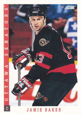 Hockey card Jamie Baker