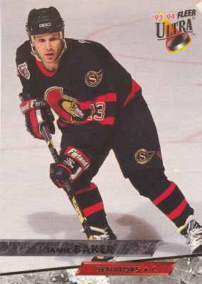 Hockey card Jamie Baker