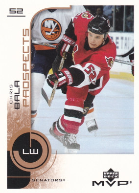 Hockey card Chris Bala