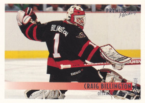 Hockey card Craig Billington