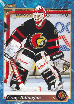 Hockey card Craig Billington