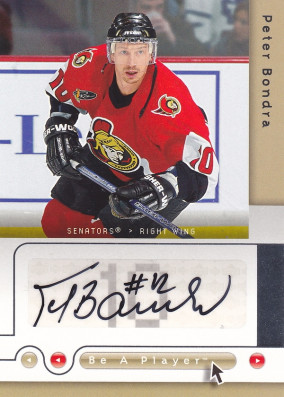 Hockey card Peter Bondra